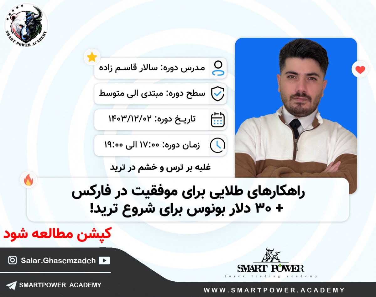 وبینار راهکار های طلایی موفقیت در فارکس