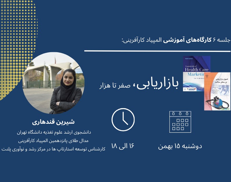 وبینار جلسه ششم: بازاریابی، صفر تا هزار