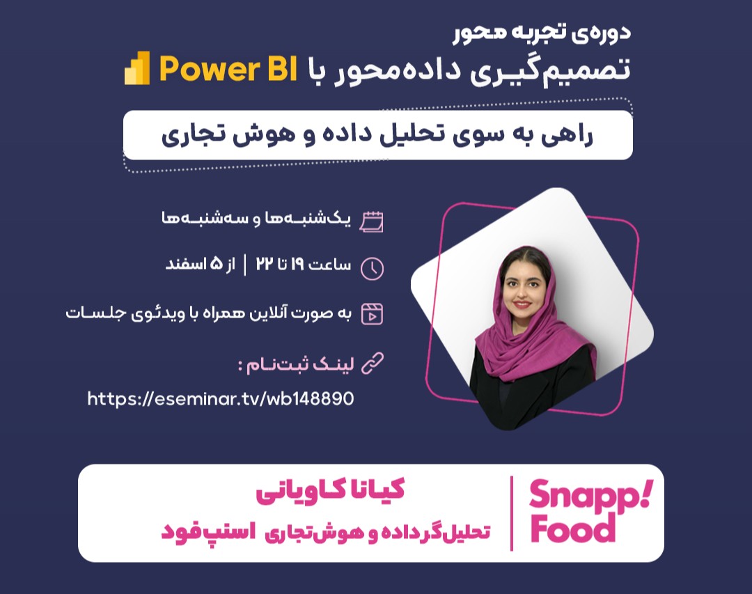 دوره تصمیم‌گیری داده‌محور با Power BI