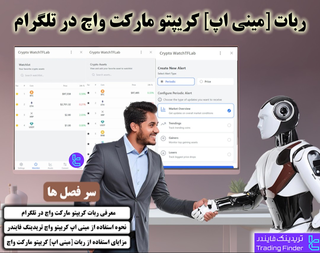 وبینار راهنمای ربات [مینی اپ] کریپتو مارکت واچ در تلگرام