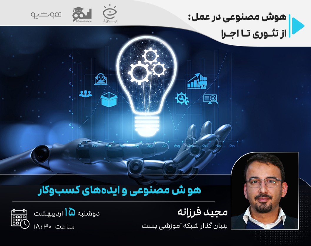 وبینار هوش مصنوعی و ایده‌های کسب و کار