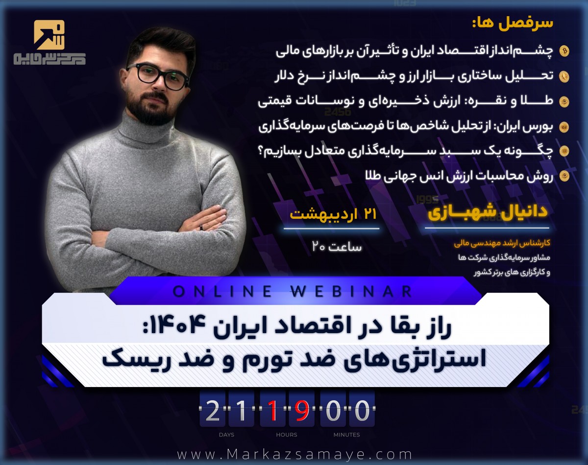 وبینار راز بقا در اقتصاد ایران ۱۴۰۴: استراتژی‌های ضد تورم و ضد ریسک