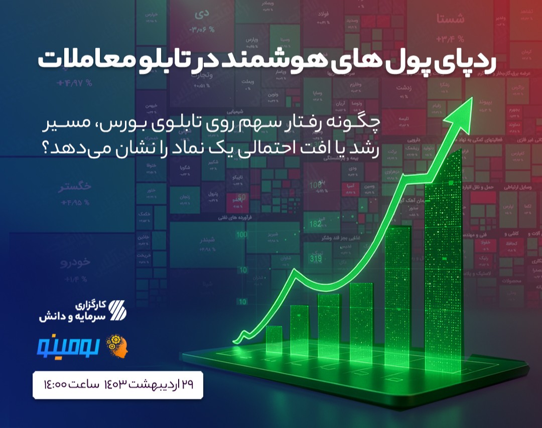 ردپای پول های هوشمند در تابلو معاملات: چگونه رفتار سهم روی تابلوی بورس، رشد احتمالی یک نماد را فاش می‌کند؟