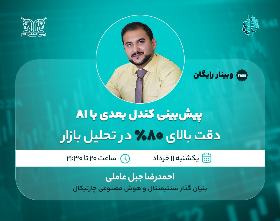 وبینار پیش‌بینی کندل بعدی با AI؛ دقت بالای ۸۰٪ در تحلیل بازار