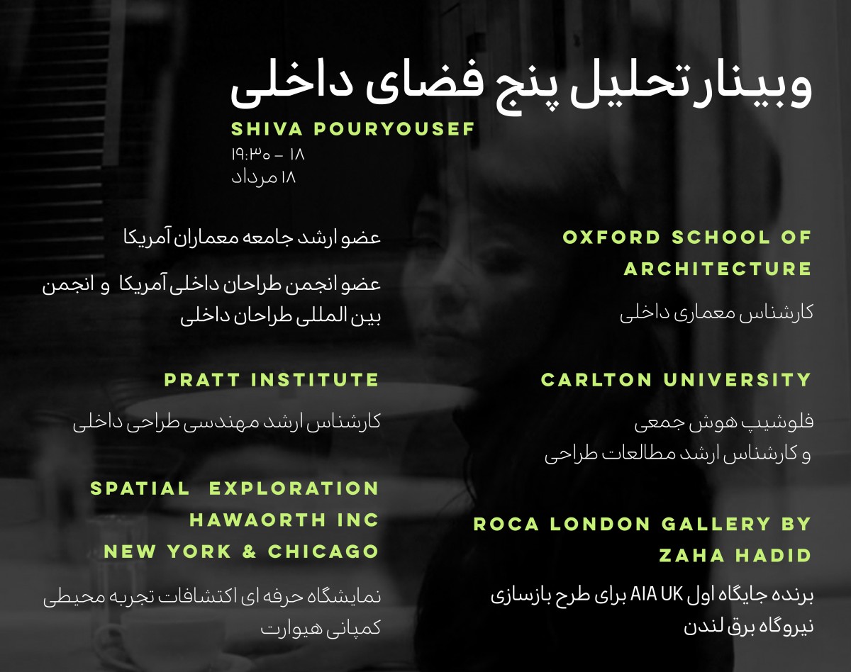 وبینار تحلیل پنج فضای داخلی