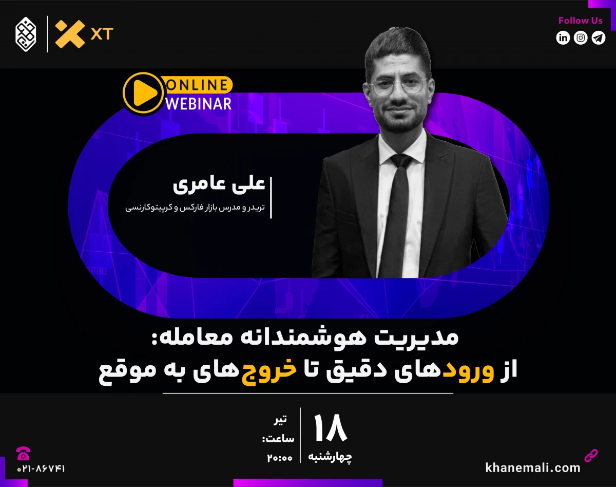وبینار مدیریت هوشمندانه معامله: از ورود‌های دقیق تا خروج‌های به موقع