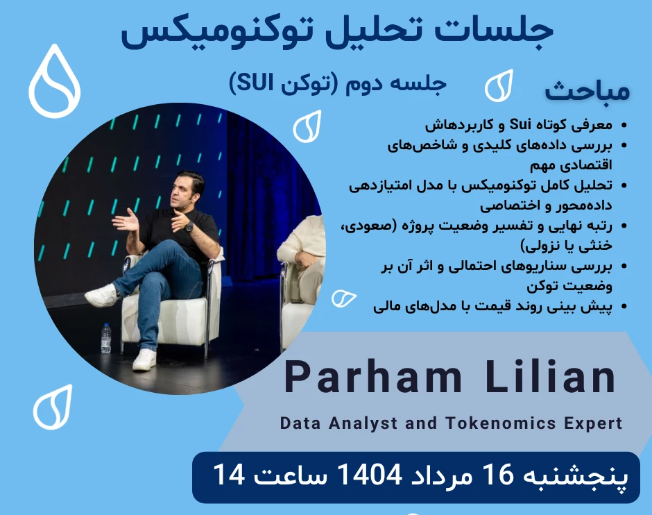 وبینار دومین جلسه از سری جلسات تحلیل توکنومیکس (بررسی اختصاصی سویی)
