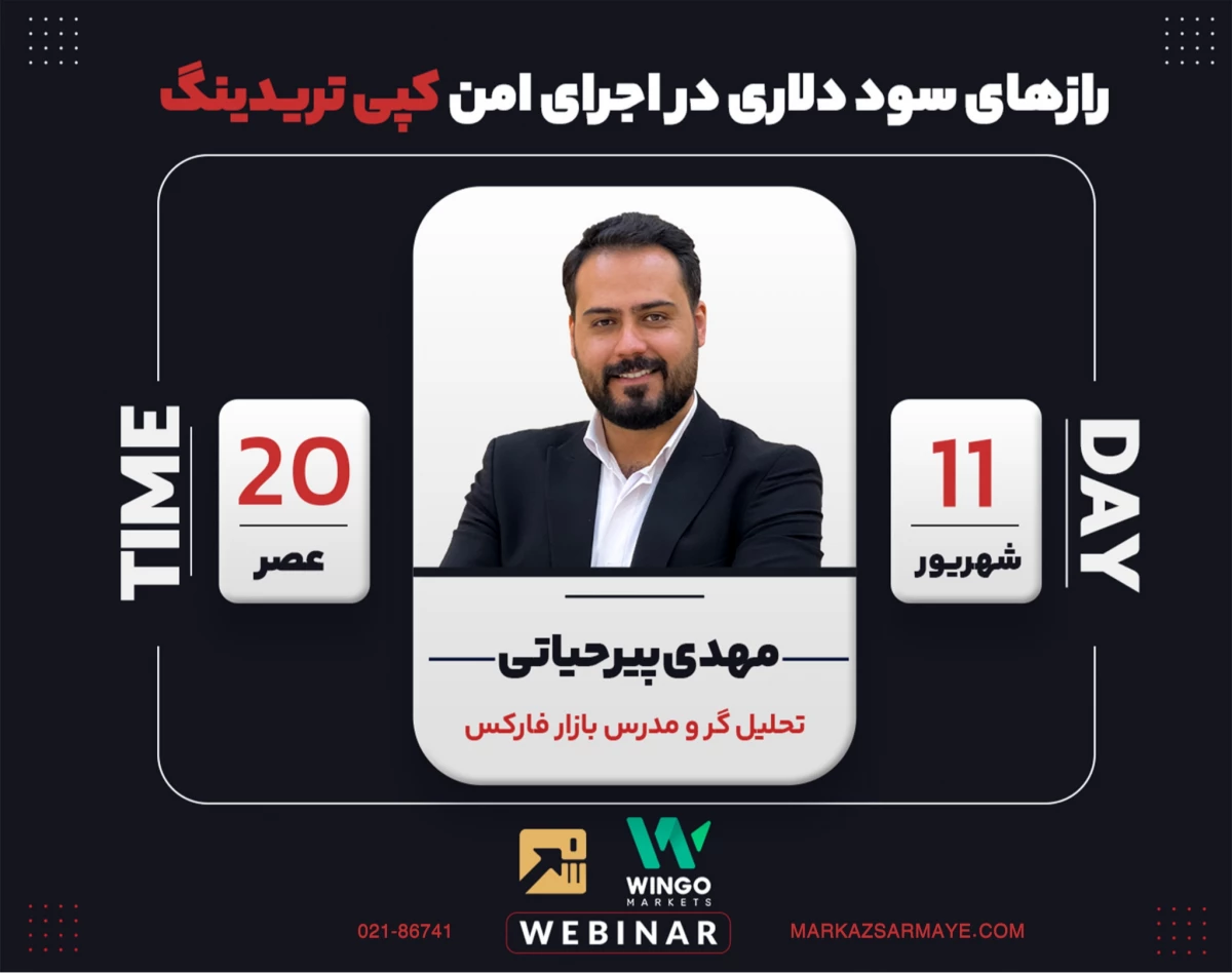 وبینار رازهای سود دلاری در اجرای امن کپی تریدینگ