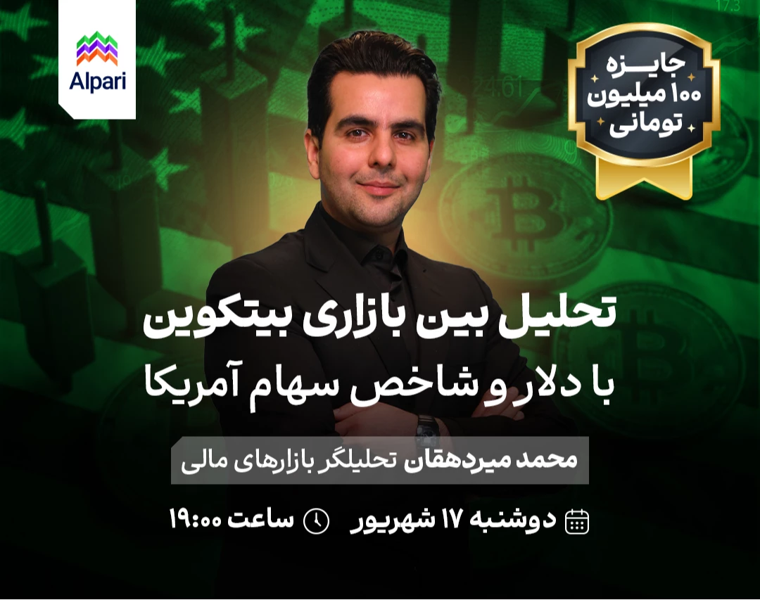 وبینار تحلیل بین بازاری بیت‌کوین با دلار و شاخص سهام آمریکا