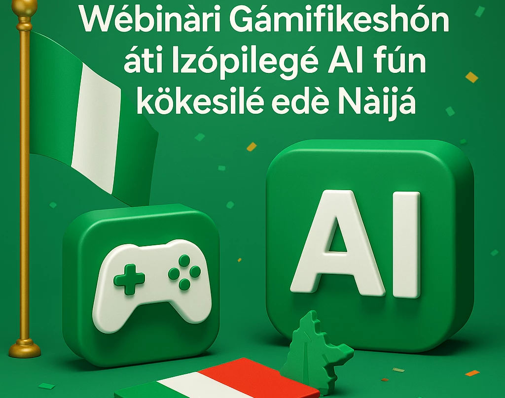 وبینار کمپین فروش با گیمیفیکیشن و هوش مصنوعی، مخصوص مدرسین زبان نیجریه ای