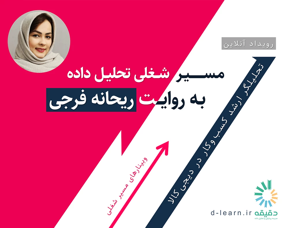 وبینار مسیر شغلی تحلیل داده به روایت ریحانه فرجی
