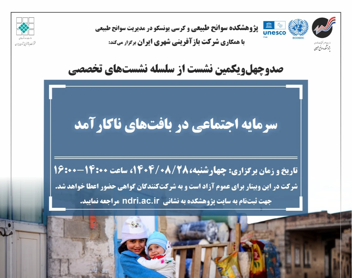 وبینار سرمایه اجتماعی در بافت‌های ناکارآمد