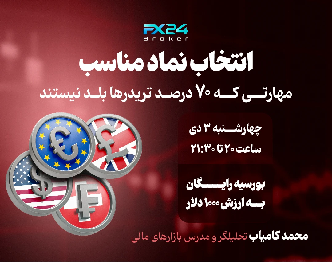 وبینار انتخاب نماد مناسب؛ مهارتی که ۷۰ درصد تریدرها بلد نیستند