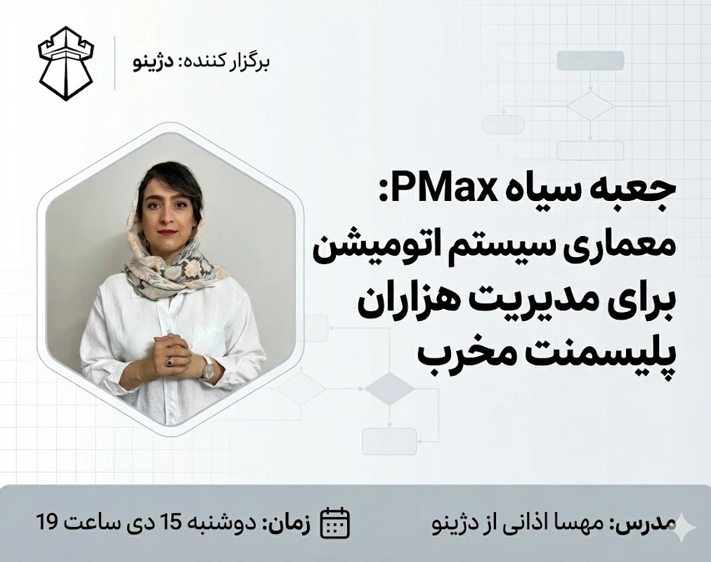 وبینار جعبه سیاه PMax: معماری سیستم اتومیشن برای مدیریت هزاران پلیسمنت مخرب