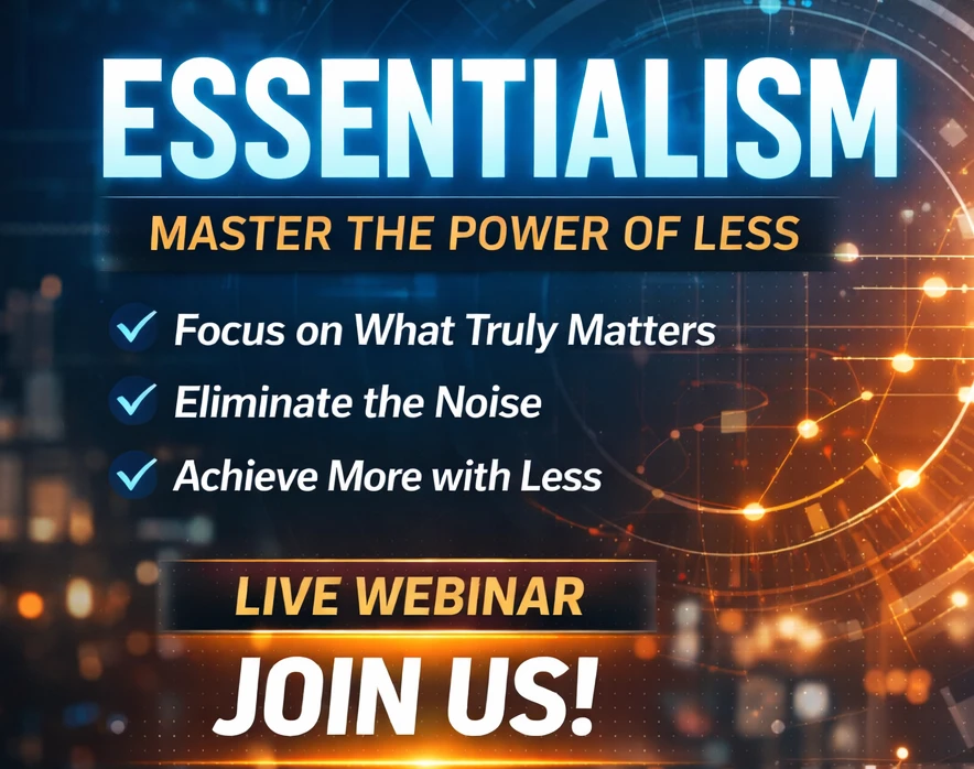 وبینار رایگان اصل گرایی و قدرت تمرکز