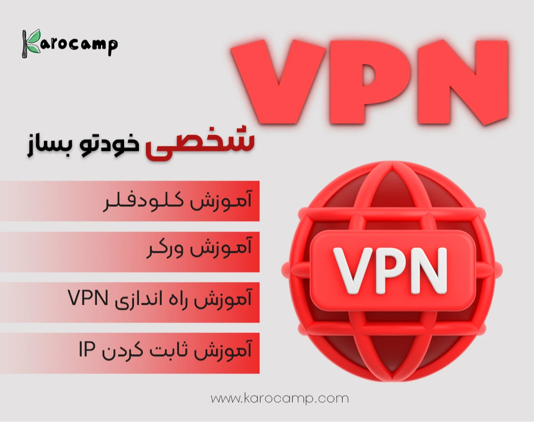 وبینار کارگاه ساخت VPN رایگان (IP ثابت)