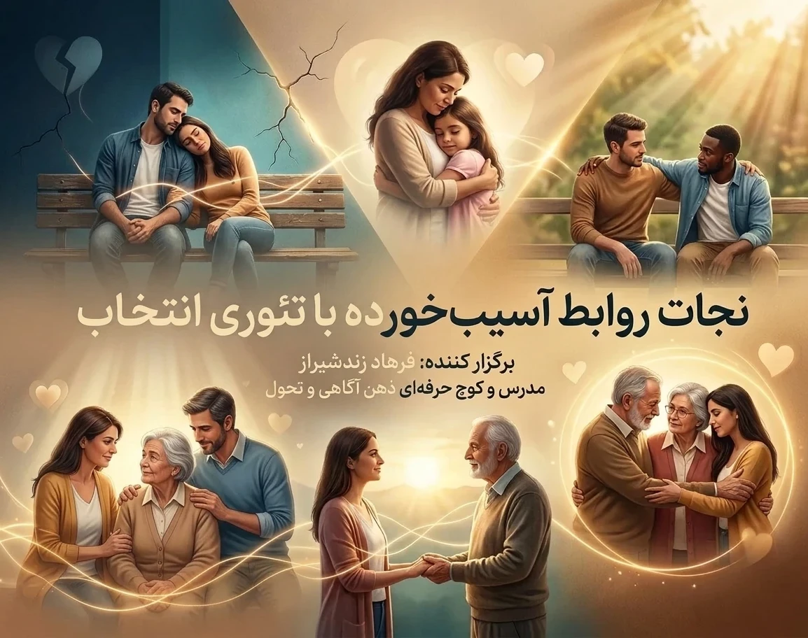 وبینار نجات روابط آسیب خورده با تئوری انتخاب