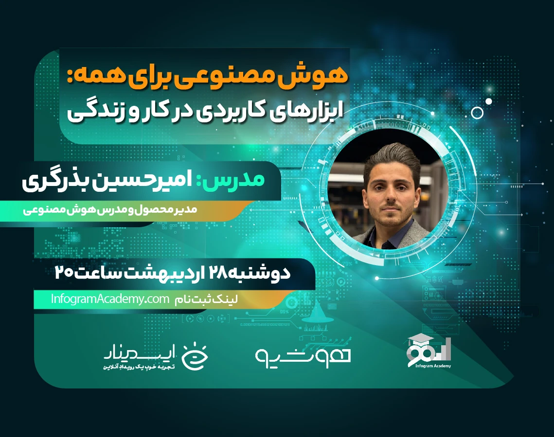 وبینار هوش مصنوعی برای همه: ابزارهای کاربردی در کار و زندگی