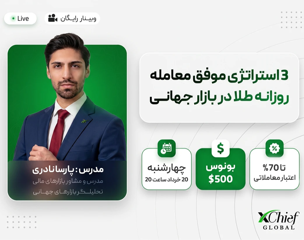 وبینار ۳ استراتژی موفق معامله روزانه طلا در بازار جهانی