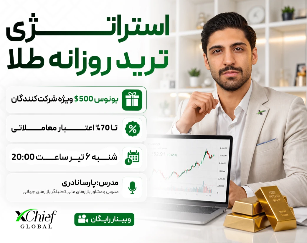 وبینار استراتژی ترید روزانه طلا