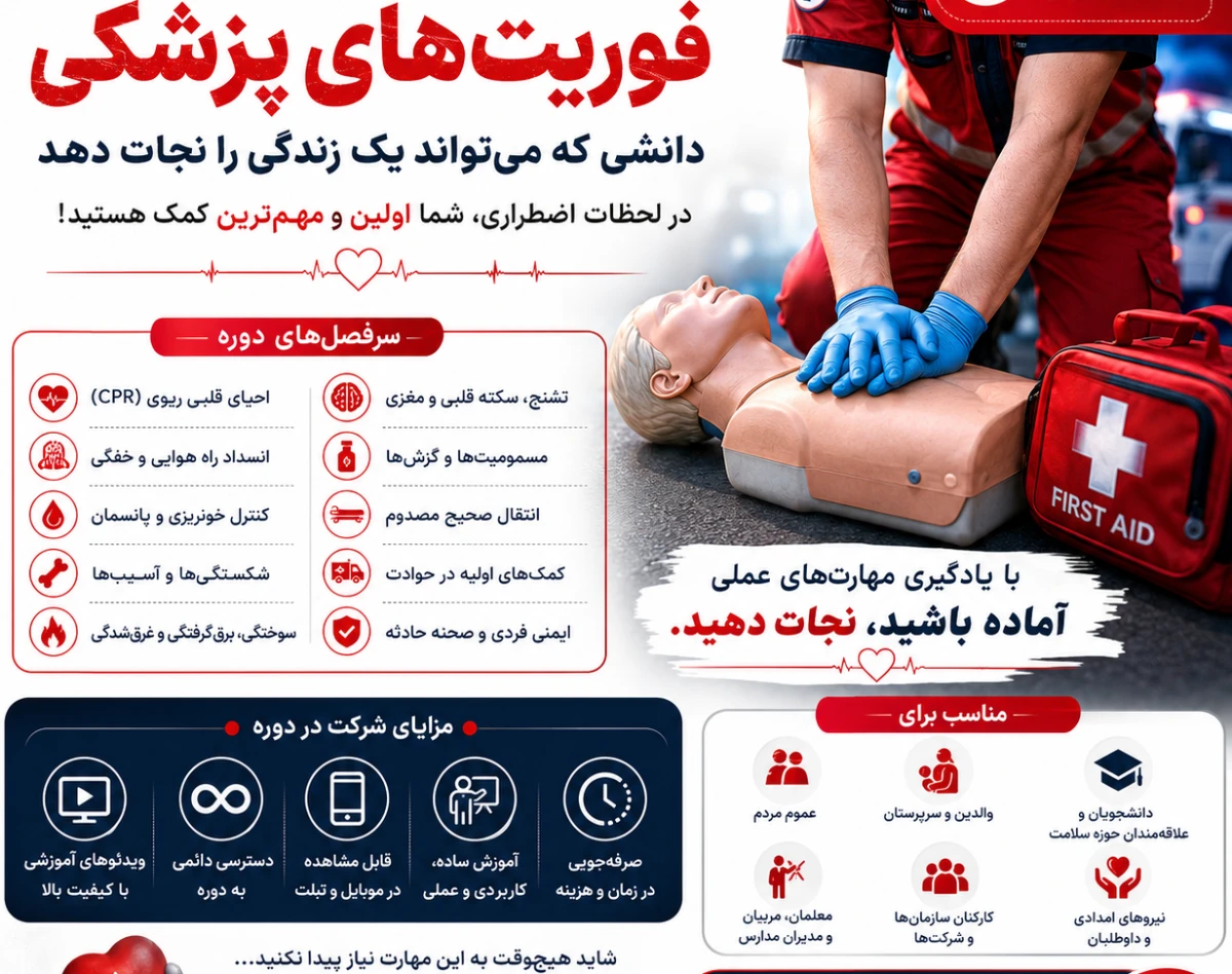 امدادگر شو: آموزش فوریت های پزشکی