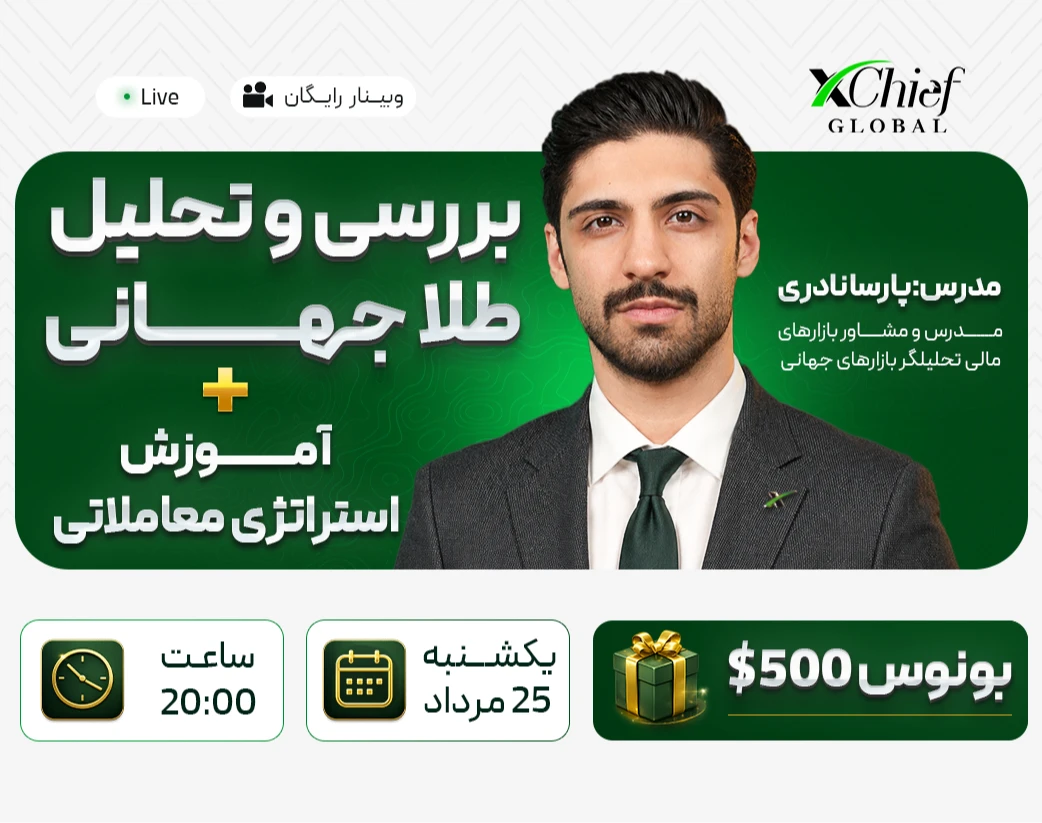 وبینار بررسی و تحلیل طلا جهانی + آموزش استراتژی معاملاتی