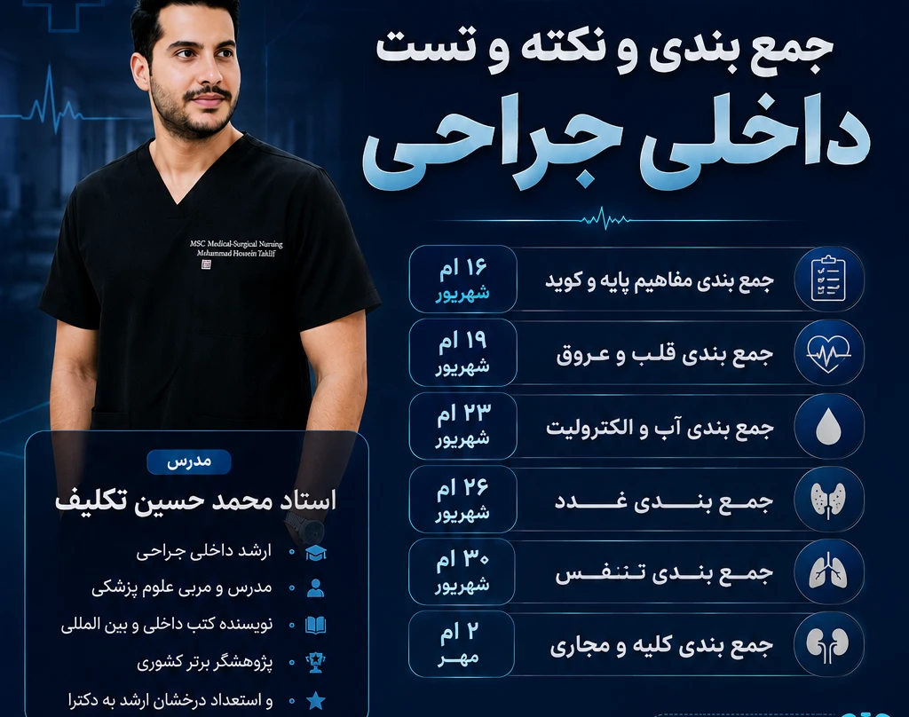وبینار جمع بندی داخلی جراحی