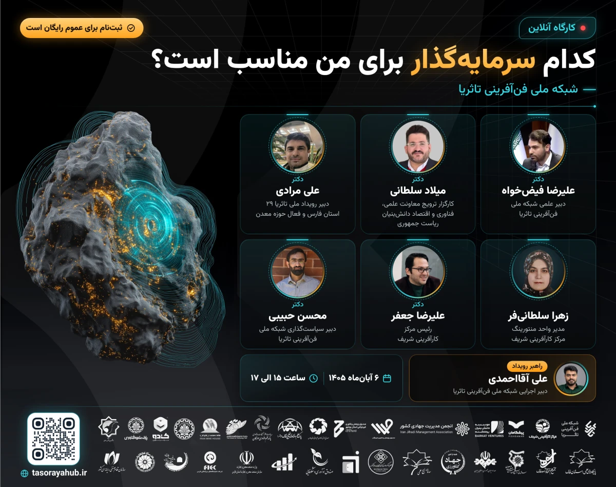 وبینار پیش رویداد ملی تاثریا؛ کدام سرمایه گذار برای من مناسب است؟