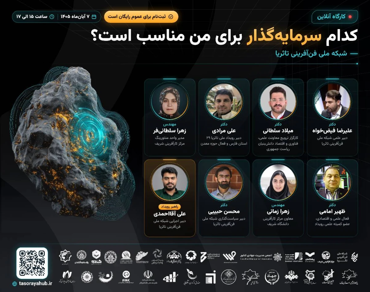 وبینار پیش رویداد ملی تاثریا؛ کدام سرمایه گذار برای من مناسب است؟