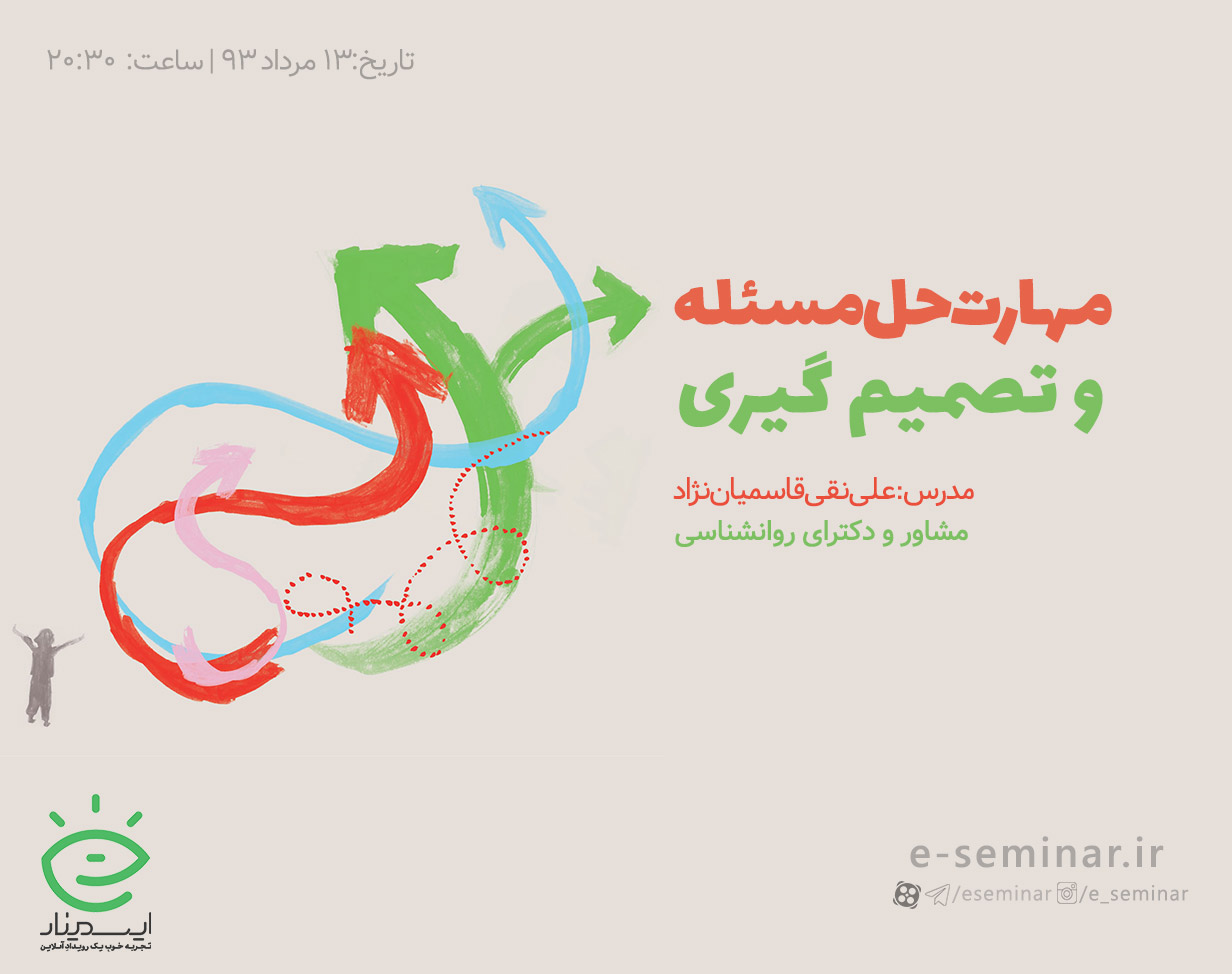 وبینار مهارت حل مسئله و تصمیم گیری