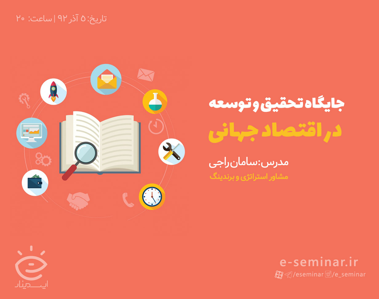 وبینار رایگان جایگاه تحقیق و توسعه در اقتصاد جهانی