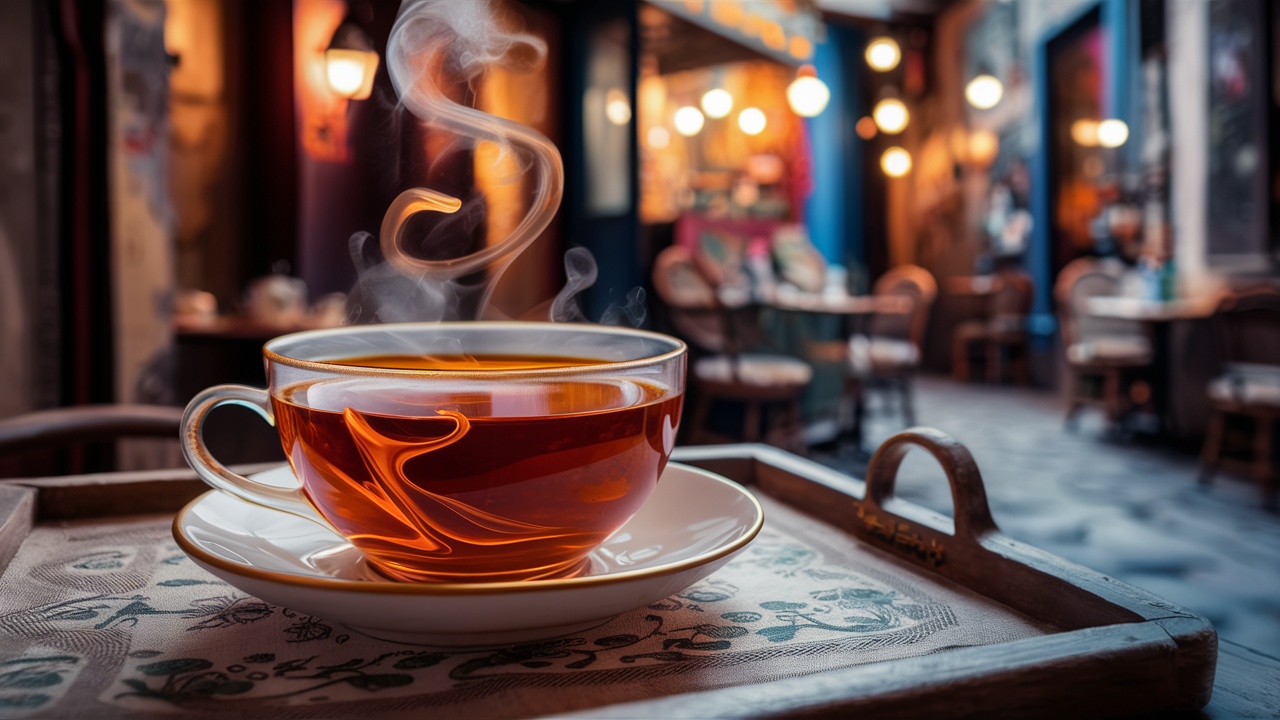 چای در کافه