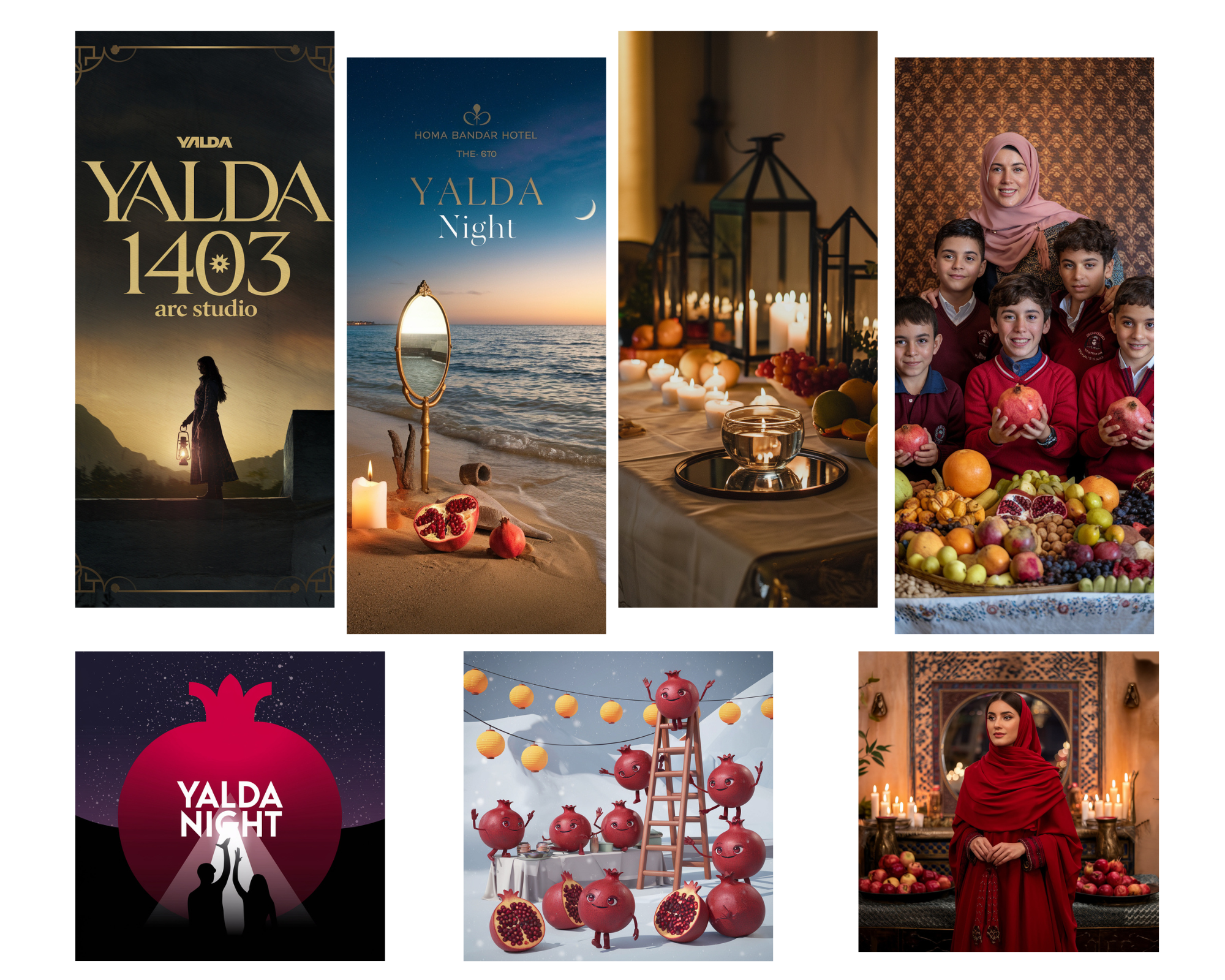 عکسهای شب یلدایی هوش مصنوعی