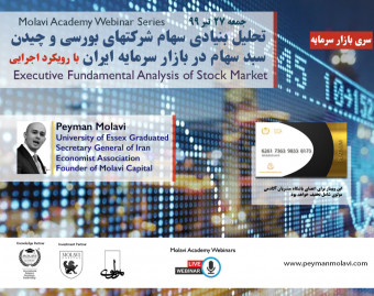 وبینار تحلیل بنیادی سهام شرکتهای بورسی و چیدن سبد سهام در بازار سرمایه ایران