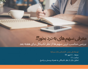 وبینار مناسب ترین سهم ها از نظر تکنیکال برای هفته بعد