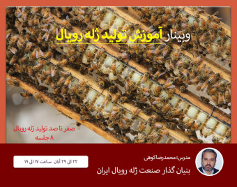 وبینار کلاس آموزش تولید ژل رویال