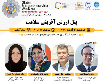 وبینار پنل ارزش آفرینی سلامت