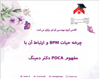 وبینار چرخه حیات BPM و ارتباط آن با مفهوم PDCA دکتر دمینگ
