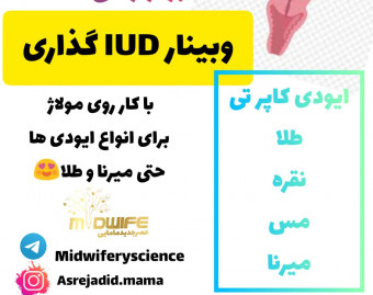وبینار ایودی گذاری دوره 31 مرداد