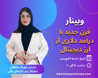 وبینار قرن جدید با درآمد دلاری از ارزدیجیتال