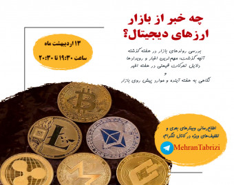 وبینار رمزارزها: تحلیل جامع وضعیت فعلی + موارد مهم هفته آینده