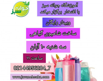 وبینار ساخت شامپو گیاهی