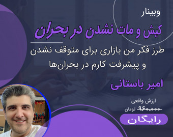 وبینار کیش و مات نشدن در بحران
