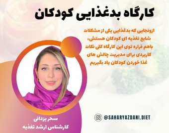 وبینار کارگاه بدغذایی کودکان