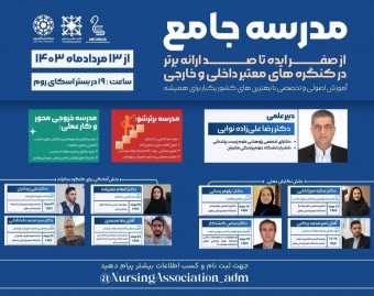 وبینار مدرسه جامع از صفر ایده تا صد ارائه برتر در کنگره های معتبر داخلی و خارجی - بخش نگارش عملی
