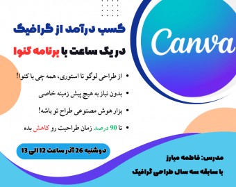 کسب درآمد از گرافیک در یک ساعت با "برنامه کنوا"
