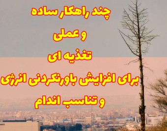 وبینار چند راهکار ساده و عملی تغذیه ای برای افزایش باورنکردنی انرژی و تناسب اندام