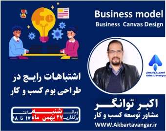 وبینار اشتباهات رایج در طراحی بوم کسب و کار