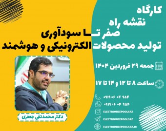 کارگاه نقشه راه صفر تا سودآوری تولید محصولات الکترونیکی و هوشمند