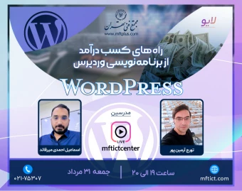 وبینار راه های کسب درآمد از برنامه نویسی وردپرس